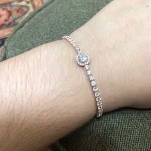 Cushion Diamond Bracelet